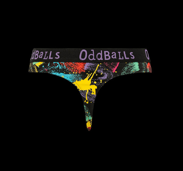 Women's Patterned Thong Subscription - 3 Month Prepaid (Free Socks + Free Delivery!)