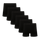 Stealth Black Bundle - Mens Cotton Boxer Shorts 6 Pack