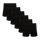 Stealth Black Bundle - Mens Cotton Boxer Shorts 6 Pack
