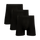 Stealth Black Bundle - Mens Bamboo Boxer Shorts 3 Pack