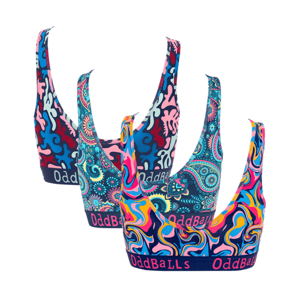 Sun Chaser Bundle - Ladies Bralette 3 Pack