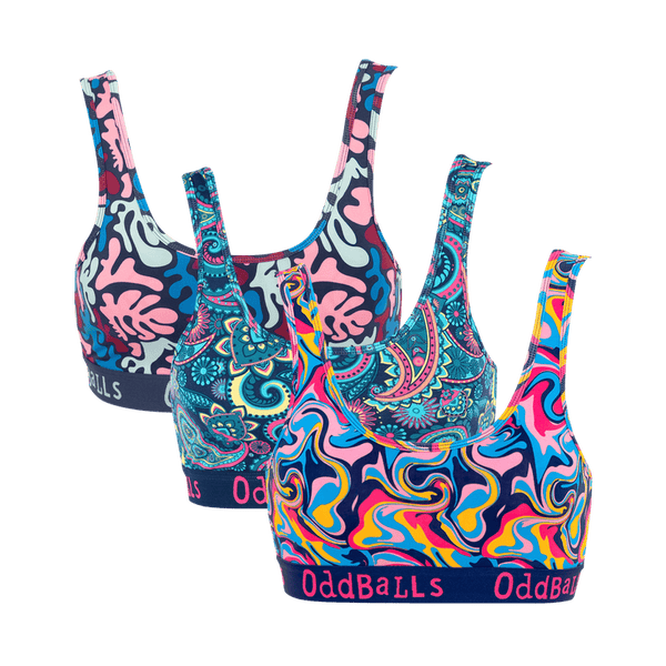Sun Chaser Bundle - Ladies Bralette 3 Pack
