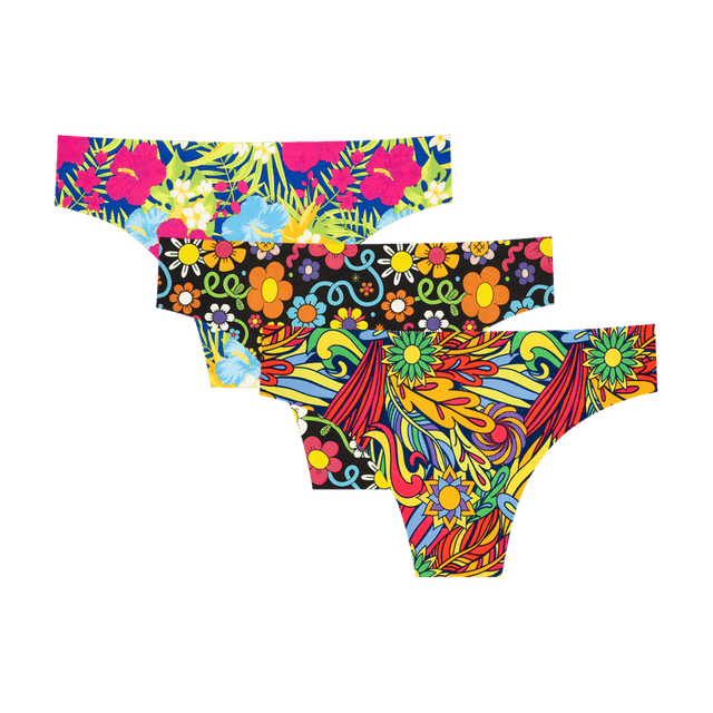 Sun Chaser Bundle - Ladies Seamless Brazilian Briefs 3 Pack