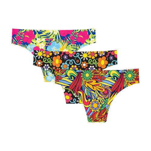 Birthday Bums Bundle - Ladies Seamless Brazilian Briefs 3 Pack