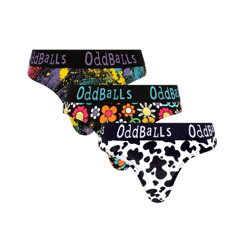 Sunny Side Up Bundle - Ladies Thong 3 Pack