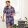 Tartan - Modal Men's Short Button Up Pyjamas Set