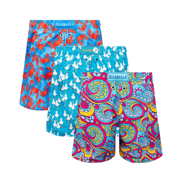 The Salty Crew Bundle - Mens Swim Shorts 3 Pack
