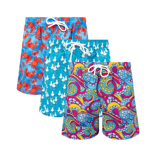 The Salty Crew Bundle - Mens Swim Shorts 3 Pack