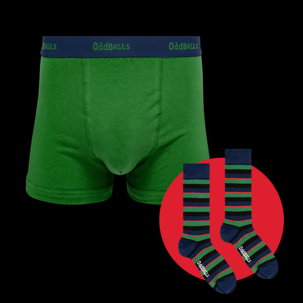 Thistle - Mens Boxer Shorts & Matching Sock