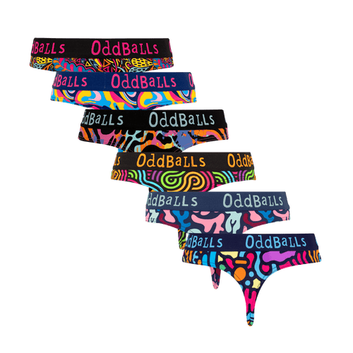 Christmas Magic Bundle - Ladies Thong 6 Pack Bundle