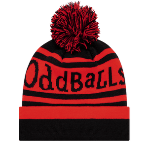 Black | Scarlet - Bobble Hat