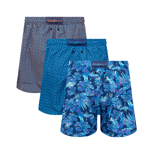 Tropical Bundle - Mens Swim Shorts 3 Pack