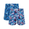 Tropical & Coral Bundle - Mens Swim Shorts 2 Pack