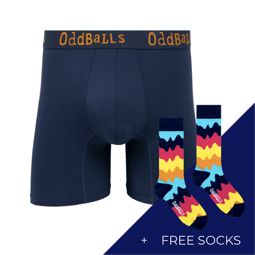 Men's Plain Bamboo Boxer Shorts Subscription - Monthly (Free Socks + Free Delivery!)