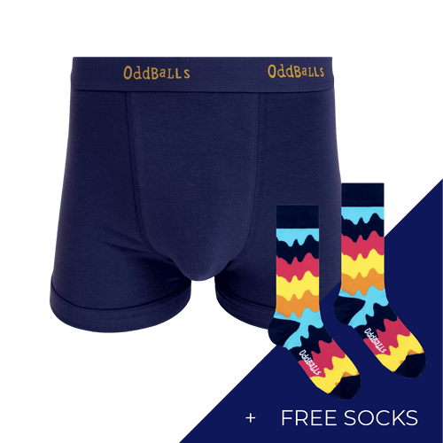 Men's Plain Cotton Boxer Shorts Subscription - Monthly Underwear (Free Socks + Free Delivery!)