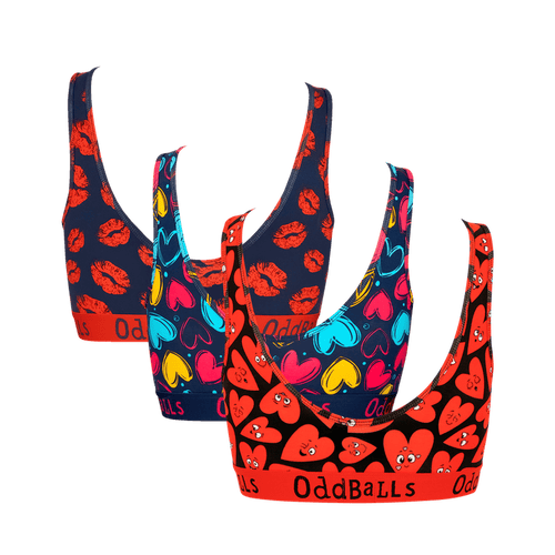 Valentine's Day Bundle - Ladies Bralette 3 Pack