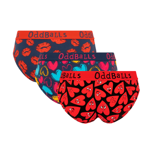 Valentine's Day Bundle - Ladies Briefs 3 Pack
