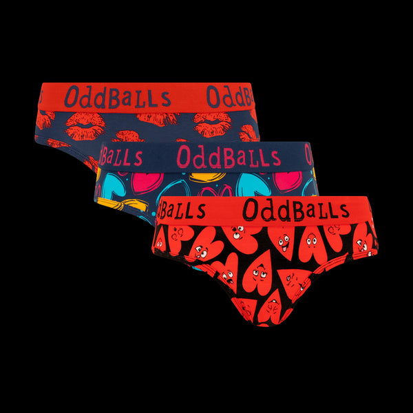 Valentine's Day Bundle - Ladies Briefs 3 Pack