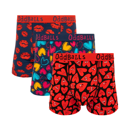 Valentine's Day Bundle - Mens Boxer Short 3 Pack