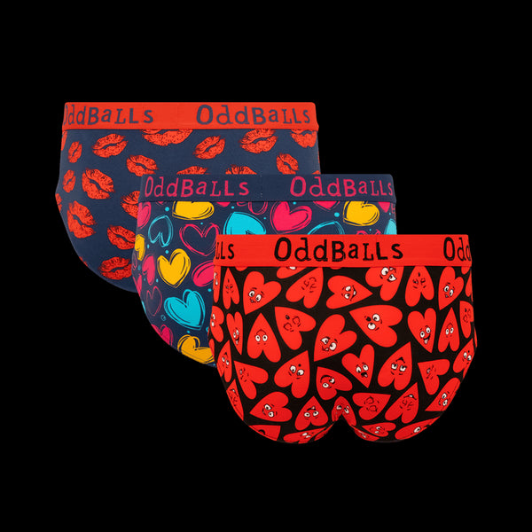 Valentine's Day Bundle - Mens Briefs 3 Pack