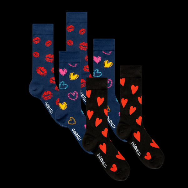 Valentine's Day Bundle - 3 Pack Socks