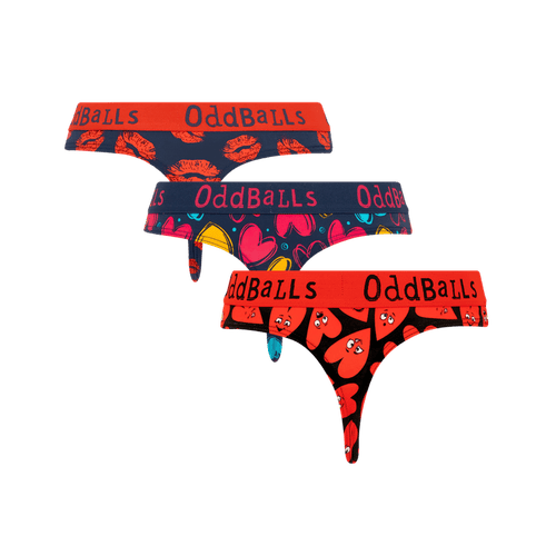 Valentine's Day Bundle - Ladies Thong 3 Pack