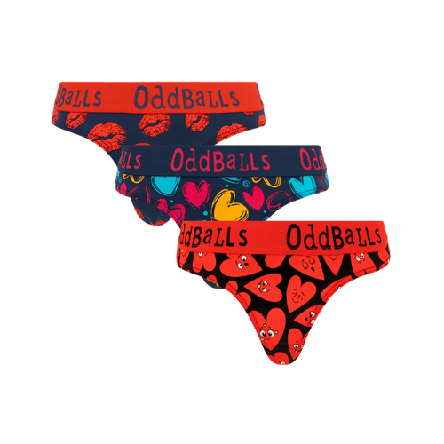 Valentine's Day Bundle - Ladies Thong 3 Pack