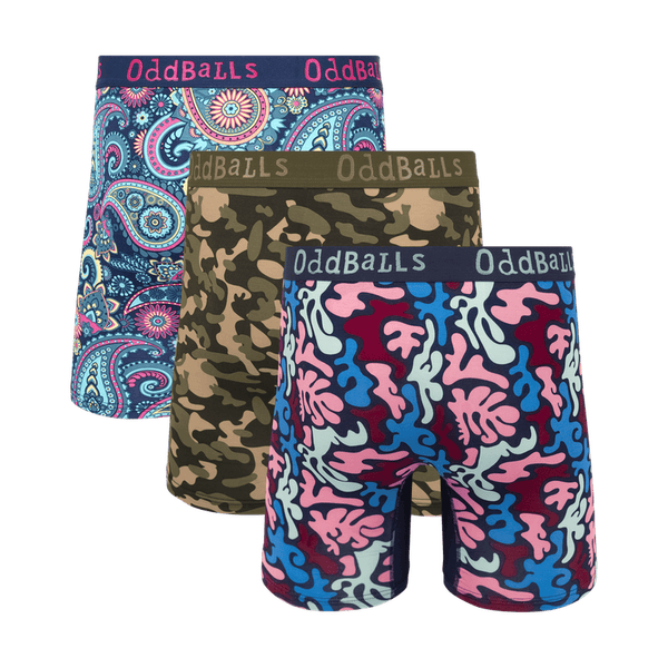 Winter Comforts Bundle - Mens Bamboo Boxer 3 Pack