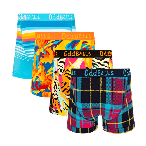 Winter Essentials Bundle - Mens Boxer Shorts 4 Pack