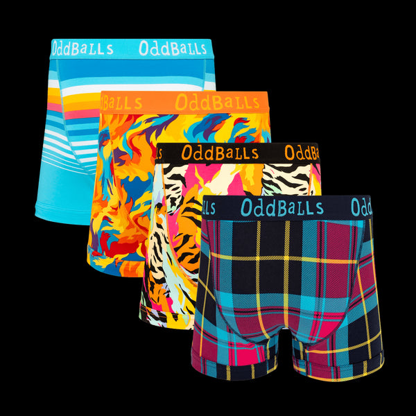 Winter Essentials Bundle - Mens Boxer Shorts 4 Pack