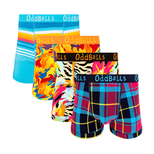 Winter Essentials Bundle - Mens Boxer Shorts 4 Pack