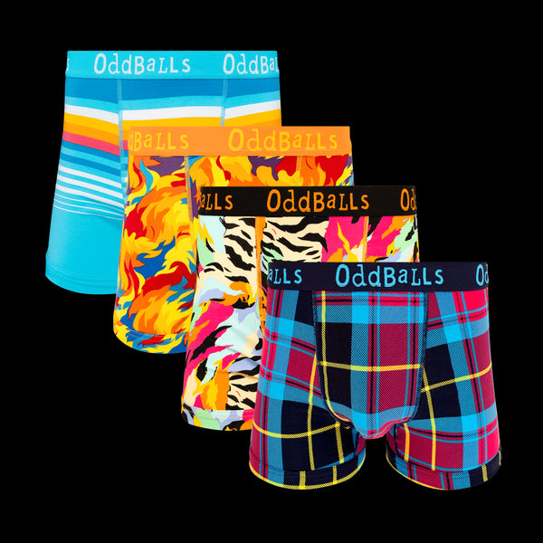 Winter Essentials Bundle - Mens Boxer Shorts 4 Pack