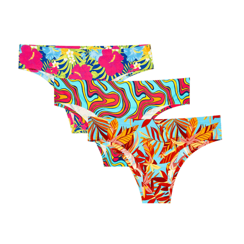 Winter Getaway Bundle - Ladies Seamless Brazilian Briefs 3 Pack Bundle