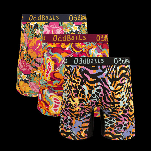 Winter Warmers Bundle - Mens Bamboo Boxer Shorts 3 Pack Bundle