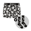 Ghosts Bundle - Ladies Boxer Shorts & Matching Socks