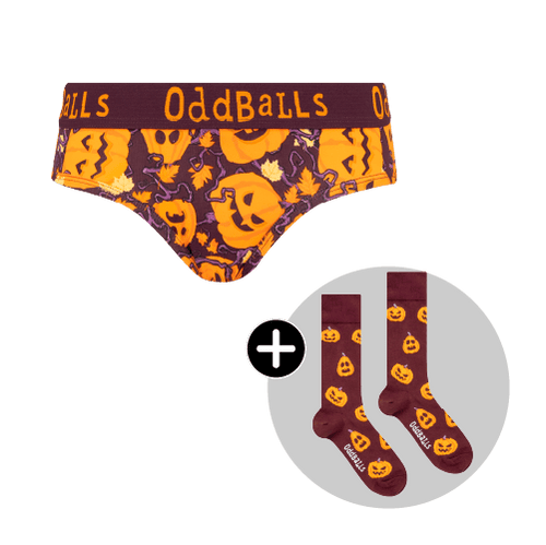 Pumpkins Bundle - Ladies Briefs & Matching Socks