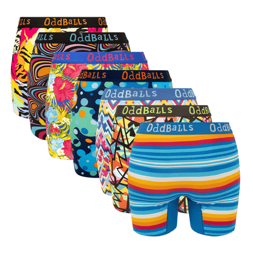 Frosty Bums Bundle - Ladies Bamboo Boxer Shorts 7 Pack