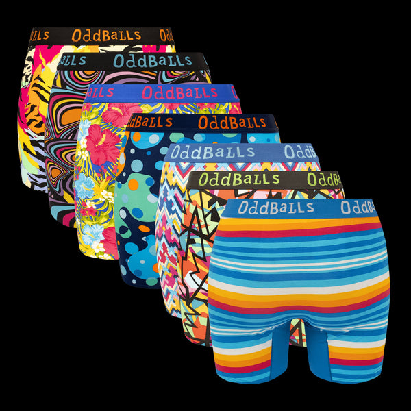 Loyal Legends Bundle - Ladies Bamboo Boxer Shorts 7 Pack