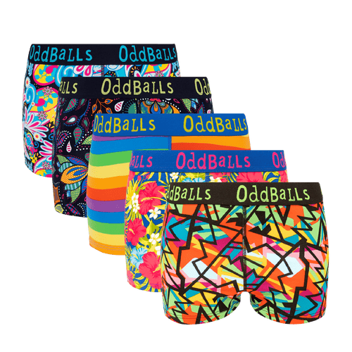 Bargain Bums Bundle - Ladies Boxer Shorts 5 Pack