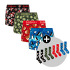Ultimate Christmas Bundle - Ladies Boxer Shorts & Matching Socks 4 Pack
