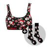 Disco Santa Bundle - Ladies Bralette & Matching Socks