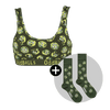 Sprout of Control Bundle - Ladies Bralette & Matching Socks
