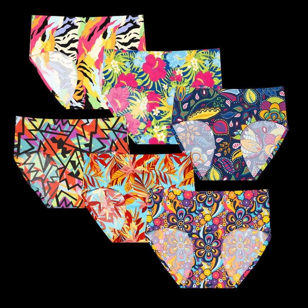 Bargain Bums Bundle - Ladies Seamless Full Briefs 6 Pack