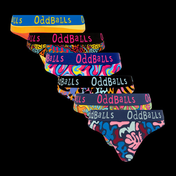 Loyal Legends Bundle - Ladies Thong 6 Pack