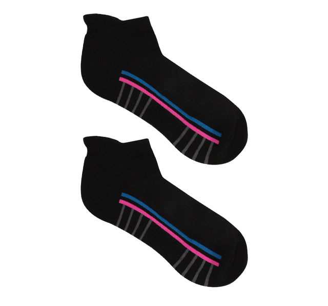 Ankle Trainer Socks - Black (Made From Recycled Plastic)