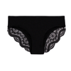 Black with Lace - Seamless Brazilian Briefs