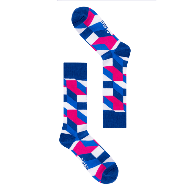 Blue Tetris - Socks