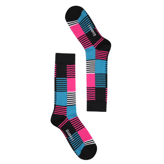 Blue Blocks - Socks