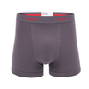 Charcoal & Red - Mens Cotton Boxer Shorts