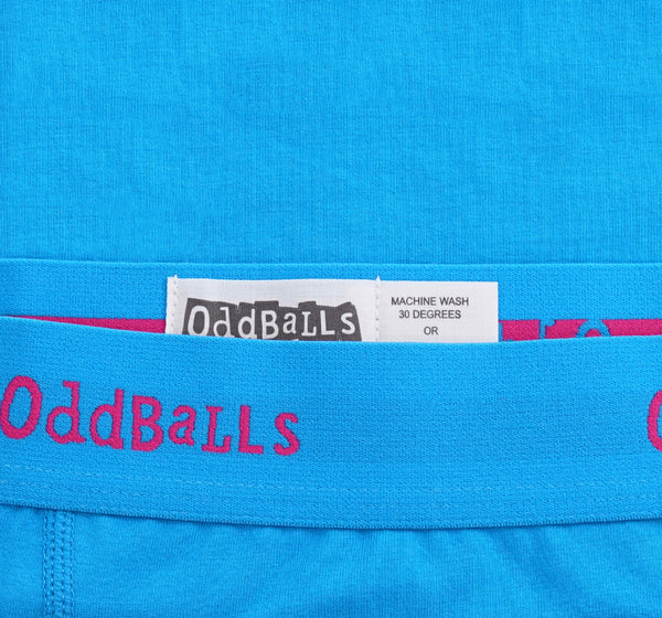 Cyan & Magenta - Mens Cotton Boxer Shorts